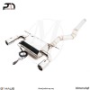 2x102mm Meisterschaft Stainless - GTC (EV Control) Exhaust for BMW F30 335i and 335xi Models